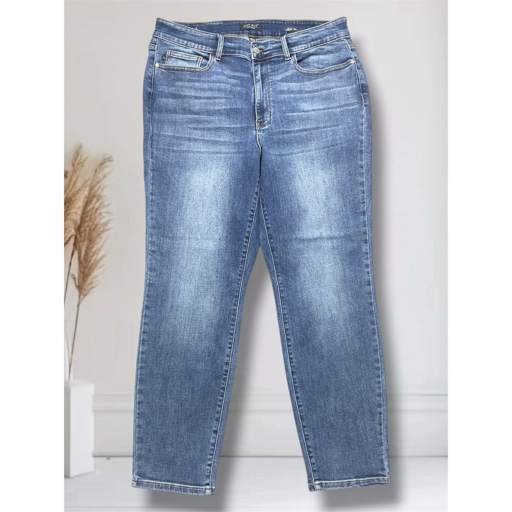 Judy Blue Slim Fit High-Rise Women's Plus Size 18W Comfort Stretch Denim Jeans